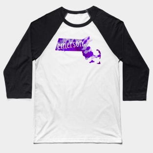 Tie Dye Emerson College Baseball T-Shirt